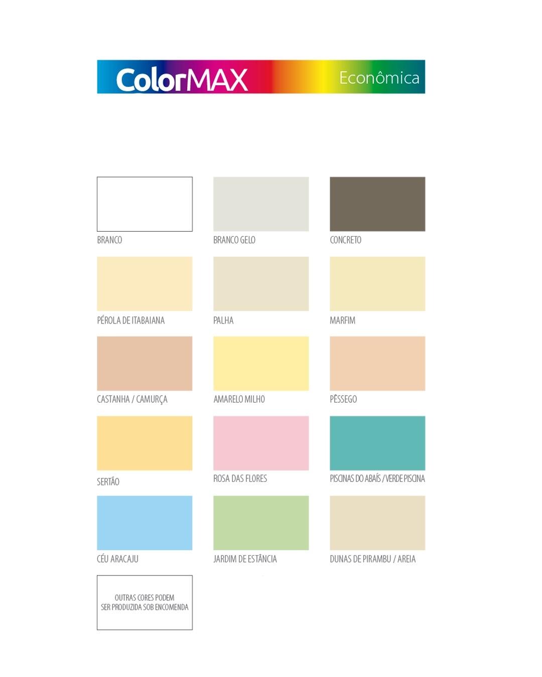 Comprar Tinta Acrílica Colormax Econômica 3,6L - a partir de R$42,70