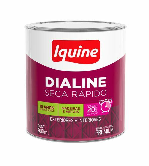 Tinta Esmalte Sintético Alto Brilho Premium 0,9L - Cores - Dialine Iquine