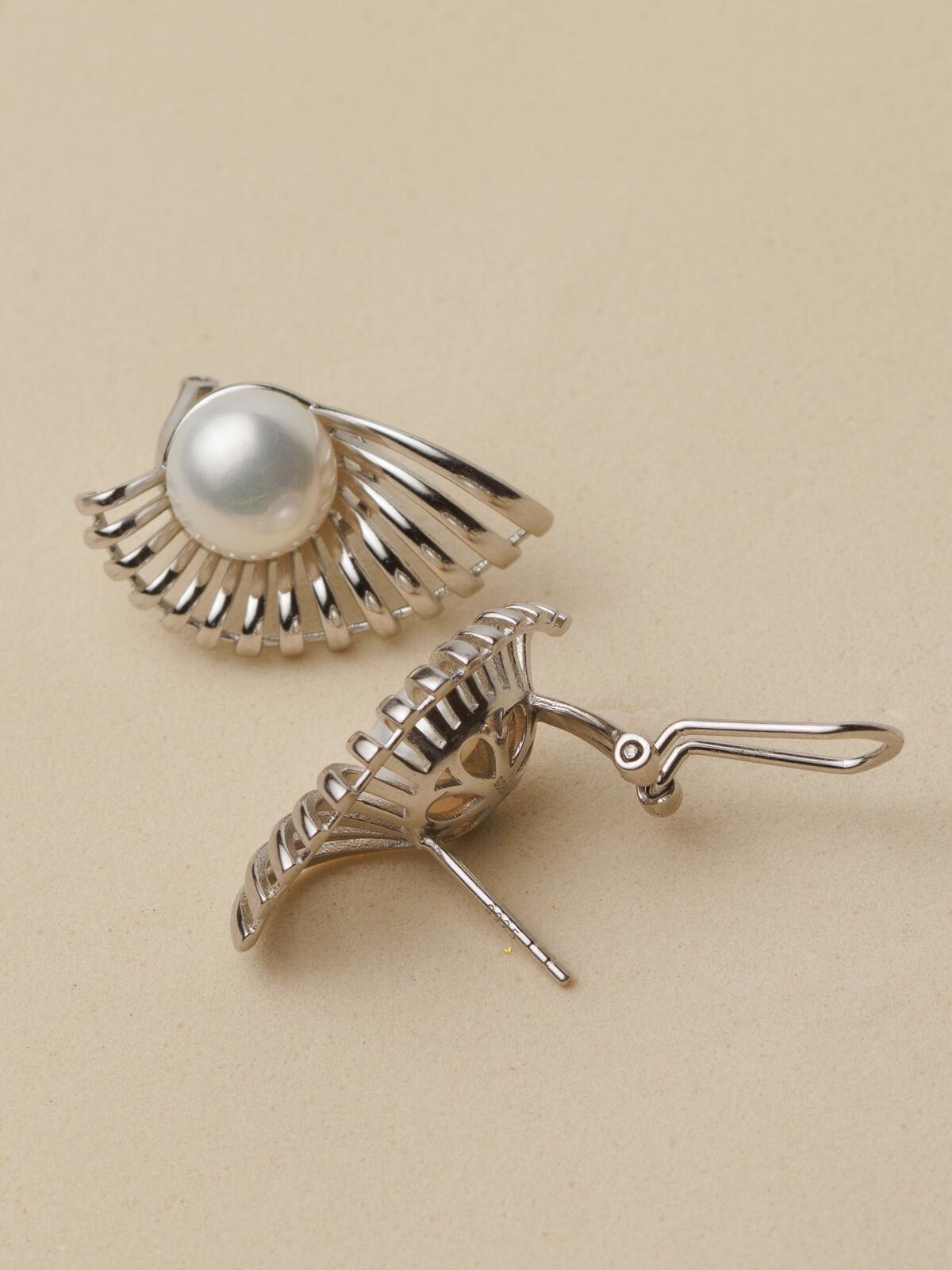 Comprar Brinco Ear Cuff Zig Zag com Peróla Prata 925 - a