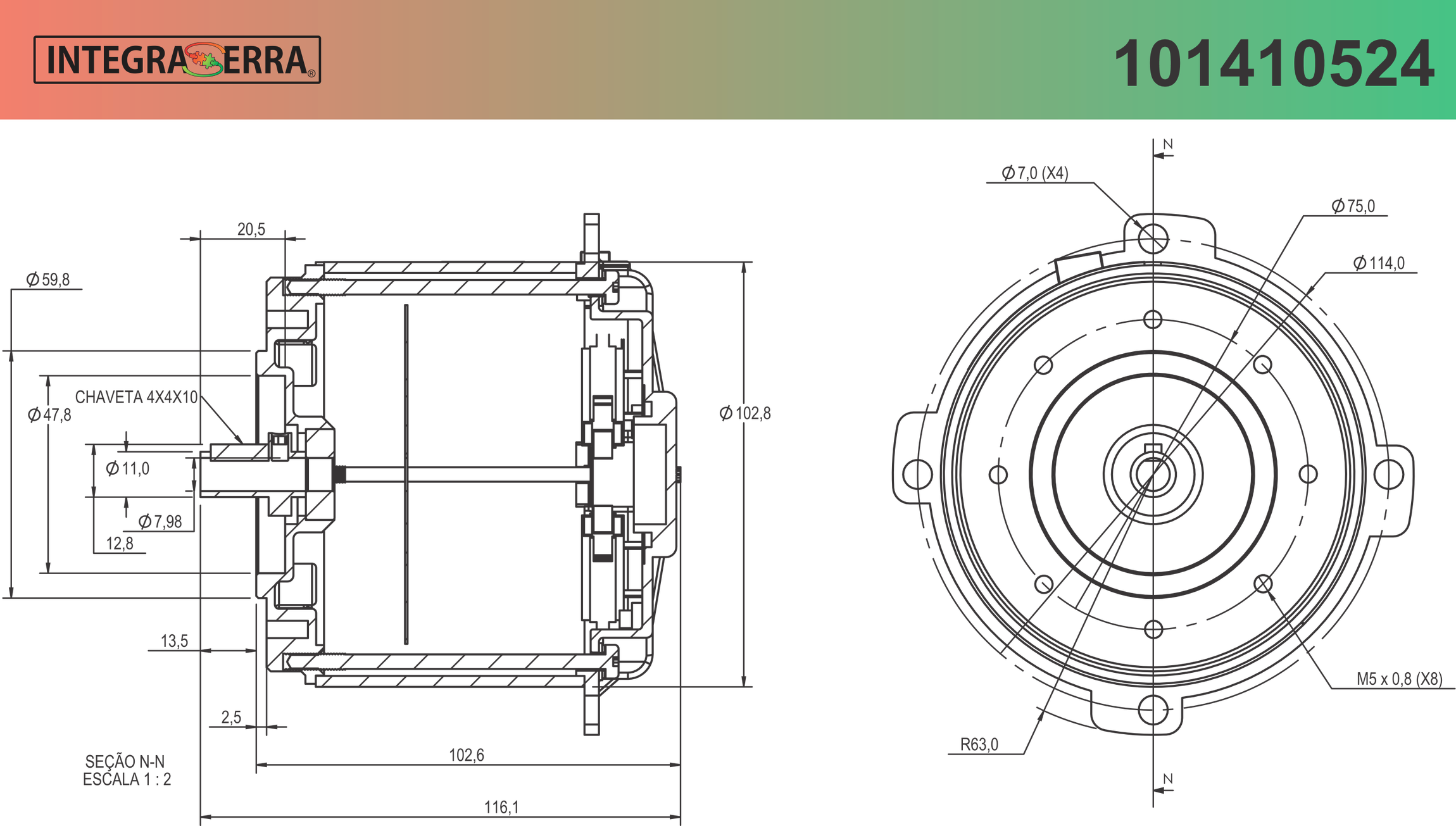 reirem0524ページ Comprar Motor Elétrico Dc 24v 250w 3000rpm 101410524 IMOBRAS - a