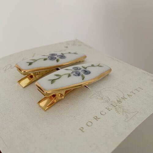 2 Presilhas de Porcelana