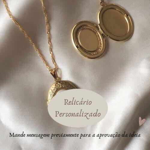 Colar Relicário Personalizado