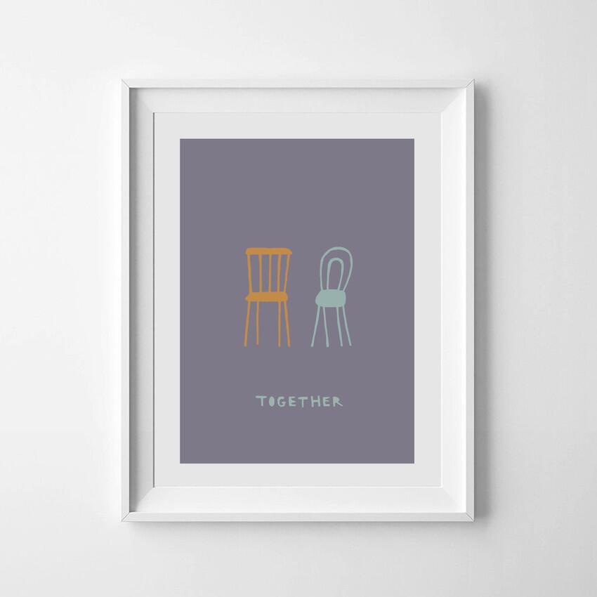 Comprar Poster Together - a partir de R$72,75 - Anna Cunha