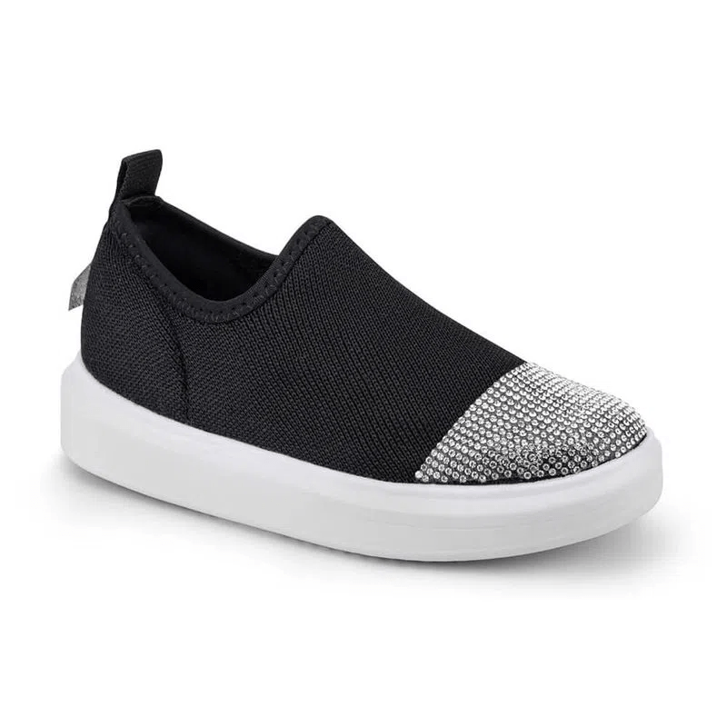 Tênis Bibi Glam Preto com Brilho 1109154 a partir de R$132,93