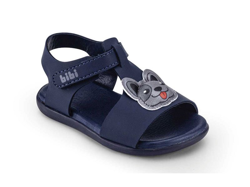 Sandália Bibi Baby Soft II Marinho Cachorro