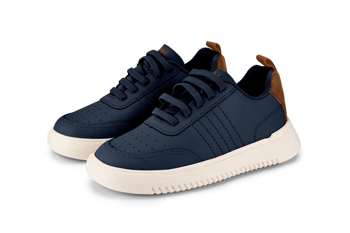 Sapatênis Bibi New Way Marinho de Couro