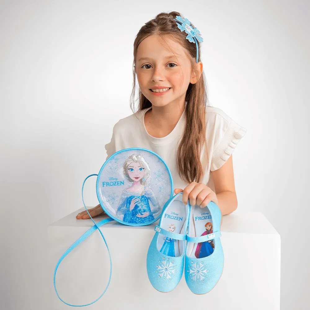 Sapatilha Bibi Ballerina Basic Frozen da Disney Azul