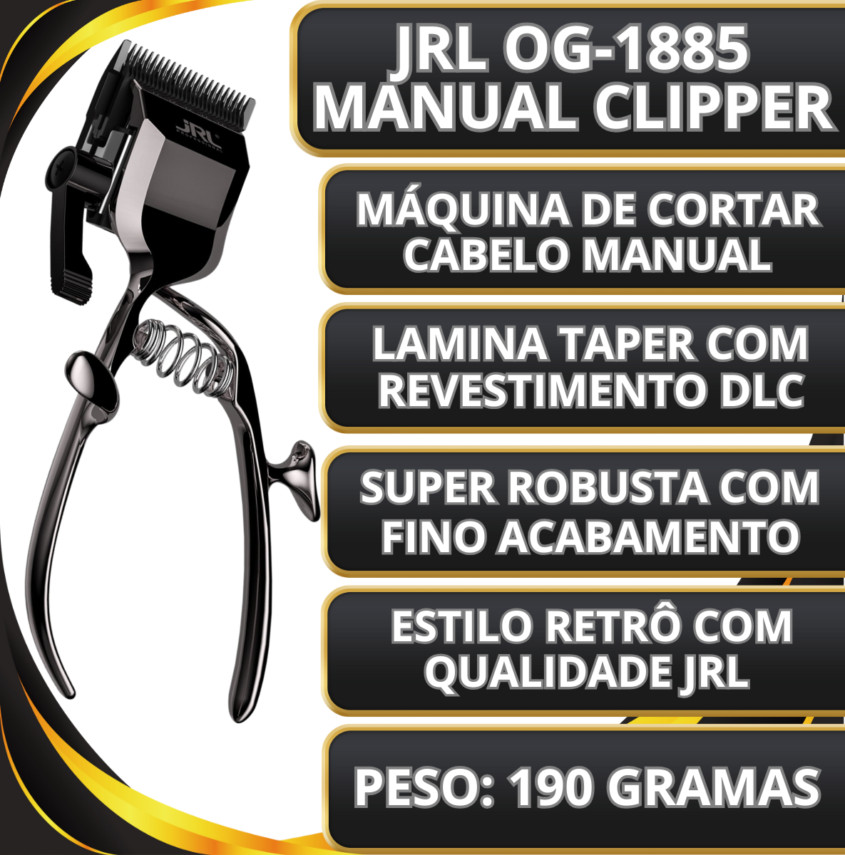 [G-RAPシールド] JACK BALL - Young Trends... Comprar Máquina de Corte Manual JRL OG-1855 - a partir de R$349,19