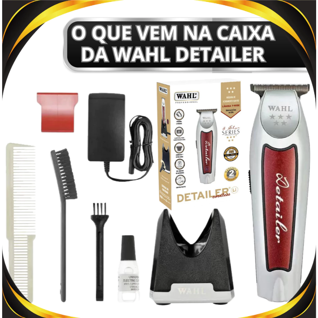 Comprar Máquina Acabamento Wahl Detailer Li Cordless Lithium - a