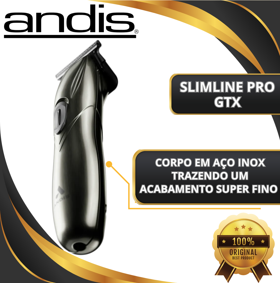 Comprar Maquina De Acabamento Andis Slimline Pro Gtx Trimmer