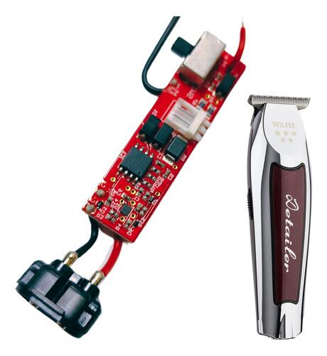 WAHL Cordless Detailer Li シルバー@7@㊹@ Máquina de Acabamento Wahl Detailer Cordless Silver Lithium