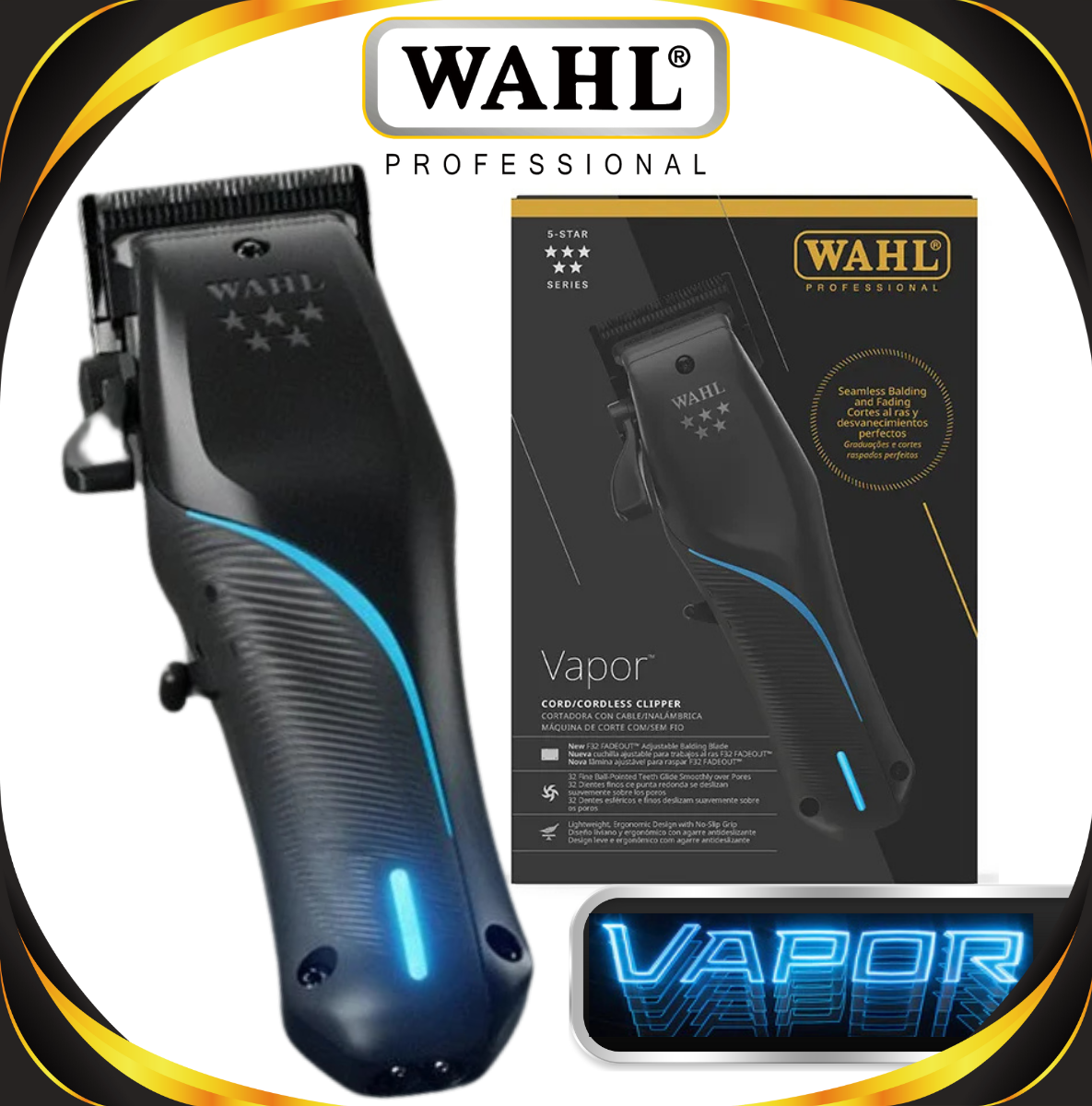 Comprar Máquina De Cortar Cabelo Sem Fio Wahl Vapor Cordless