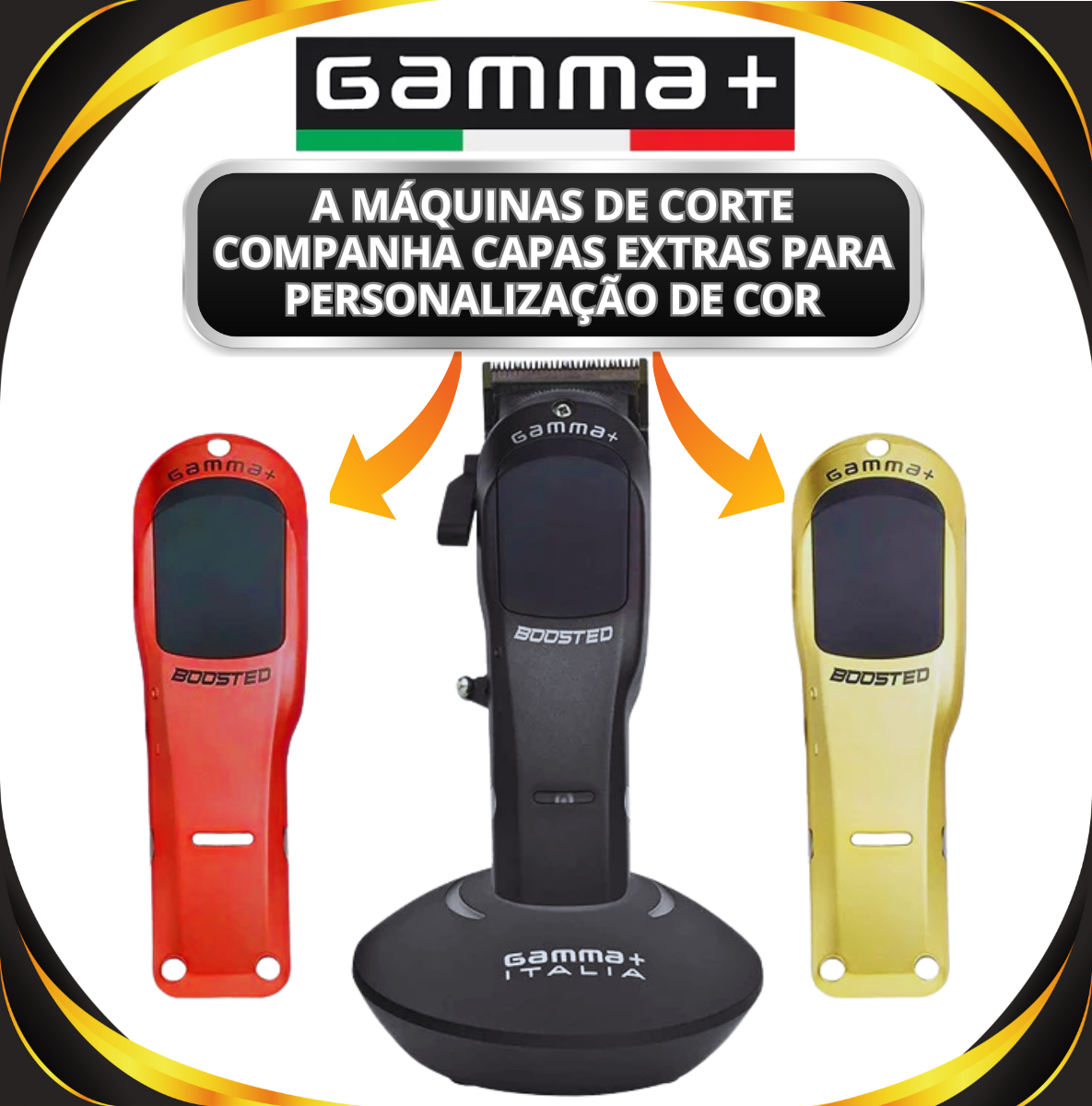 Comprar Combo Gamma+ Boosted Super Torque Com Máquina De Corte E