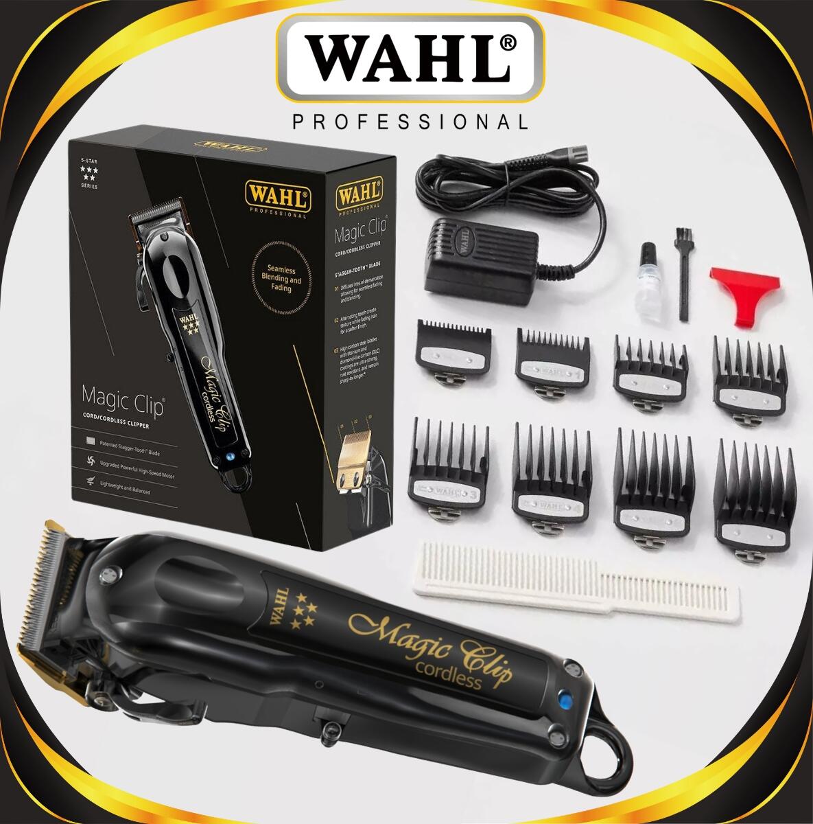 Comprar Maquina De Corte Wahl Magic Clip Cordless Black Edition