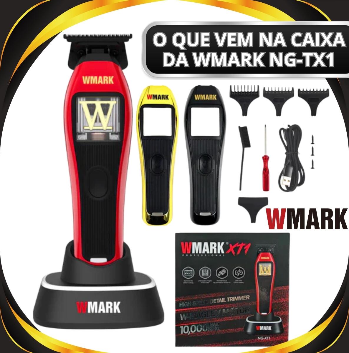 Comprar Máquina De Acabamento Wmark NG-XT1 Vermelha - a partir de