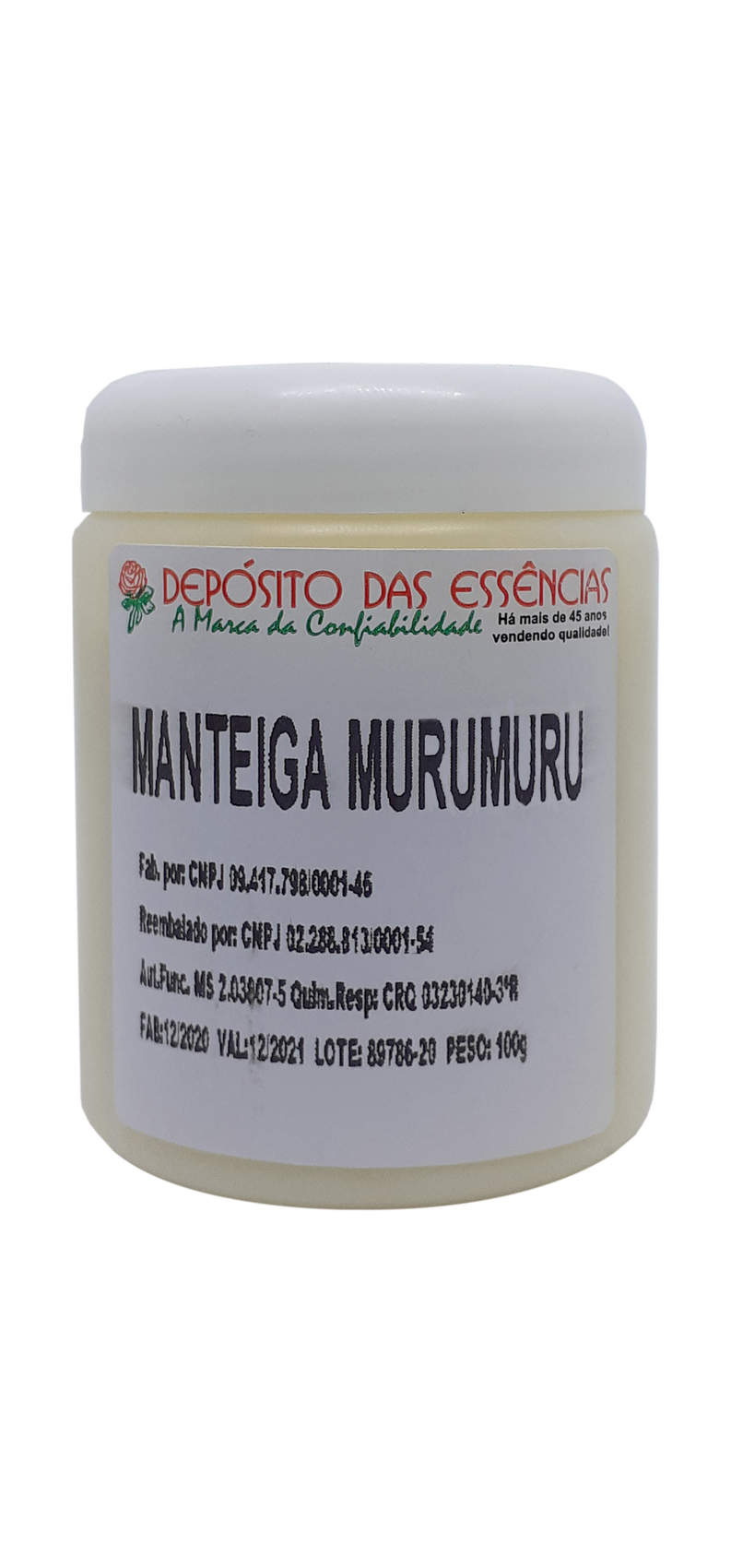 Comprar Manteiga de Murumuru - 100g - USO COSMÉTICO - R$9,75