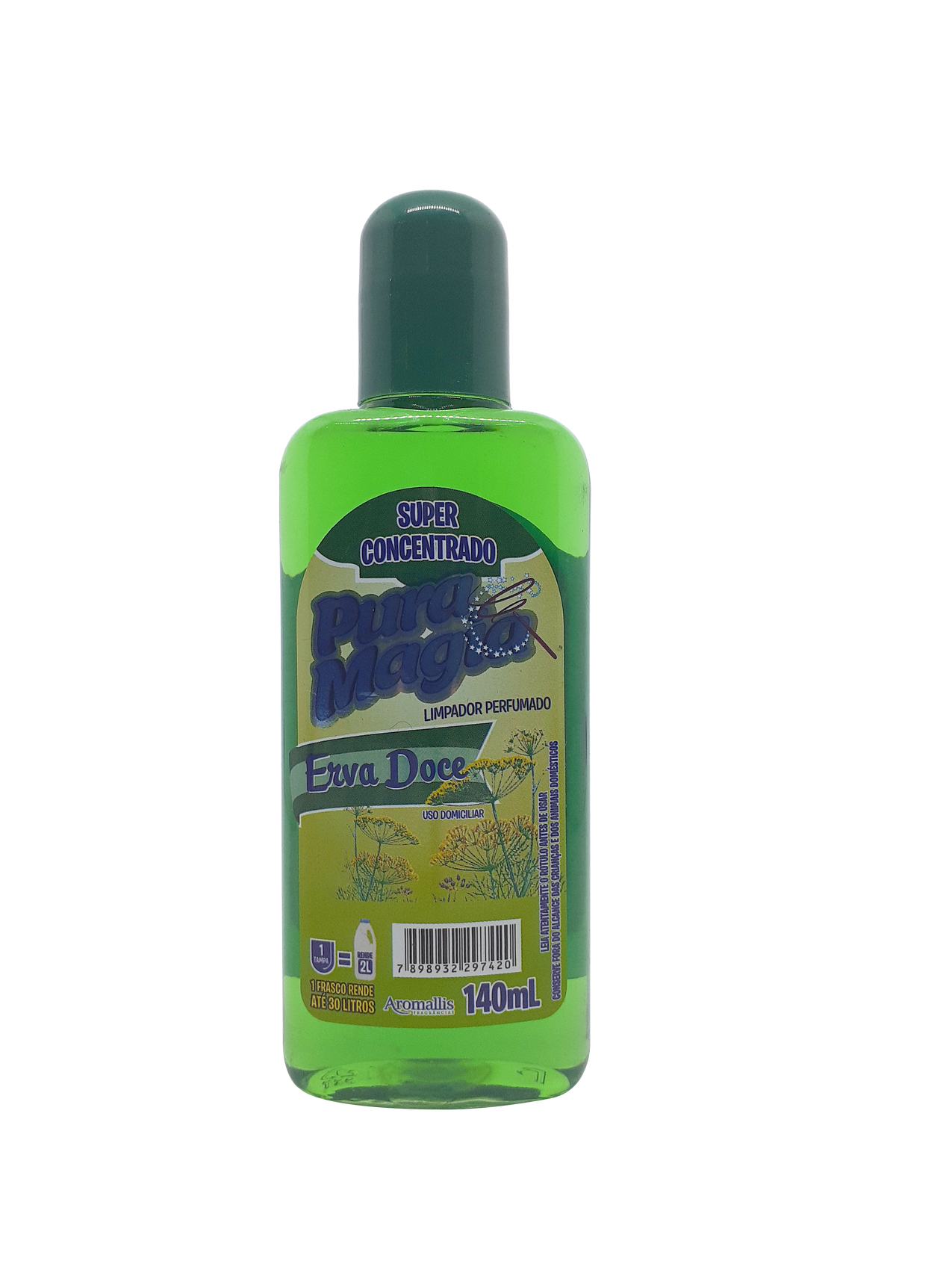 Limpador Perfumado Erva Doce - SUPER CONCENTRADO - 140ml