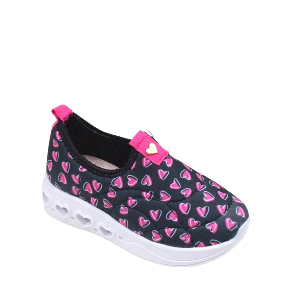 Tênis Infantil Molekinha Led Acende Calce Fácil