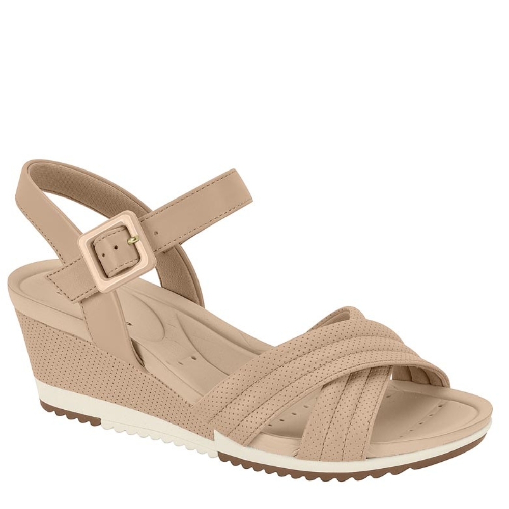 Comprar Sandália Feminina Anabela Elástico Modare Conforto