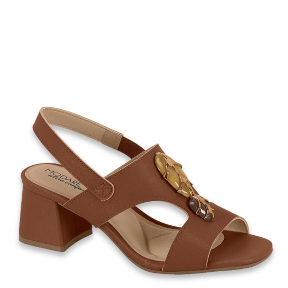 Comprar Sandália Feminina Modare Conforto Salto Baixo Grosso