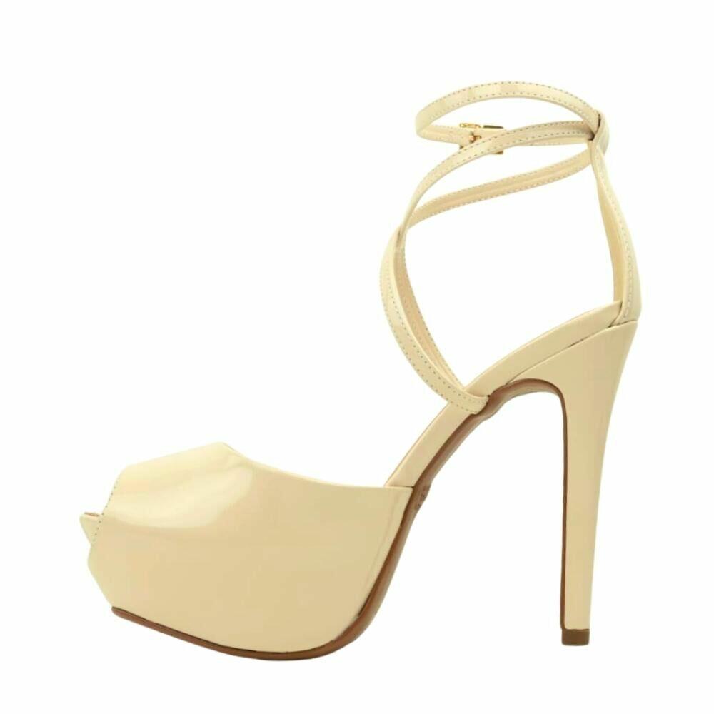 Peep Toe Salto Alto Feminino Peep Toe Feminino Salto Alto Dakota