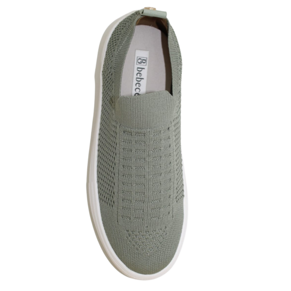 Tênis Feminino Casual De Elástico Bebecê