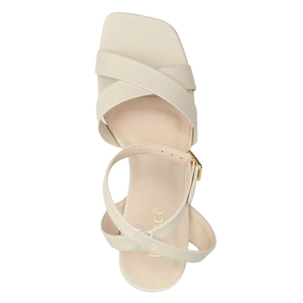 Sandália Bebecê Feminina Salto Grosso Meia Pata T8445-028 a