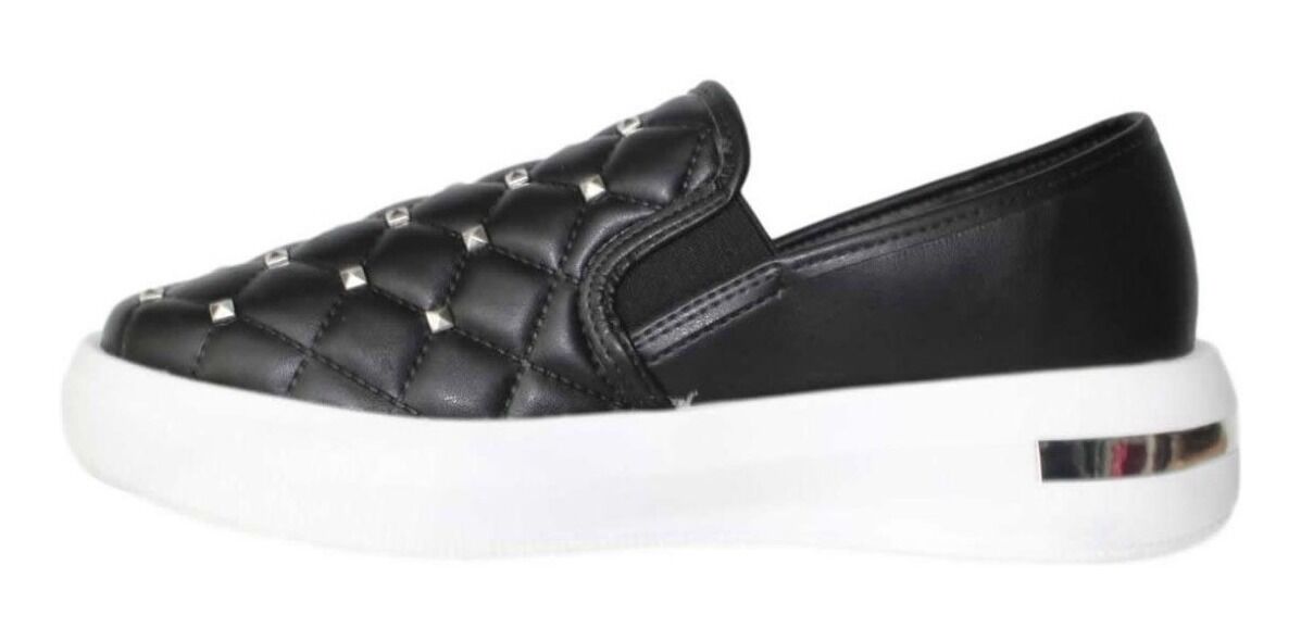 Vizzano Listras Slip On Vizzano Flatform Slip TÃªnis Vizzano