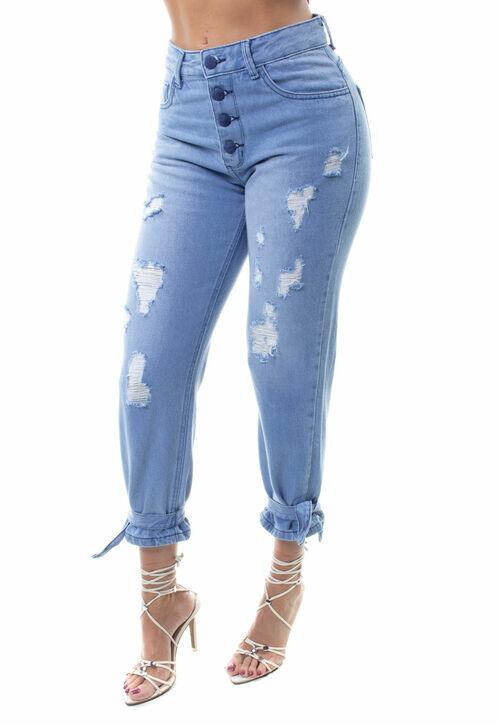 CALÇA MOM FIT FEM - 48173