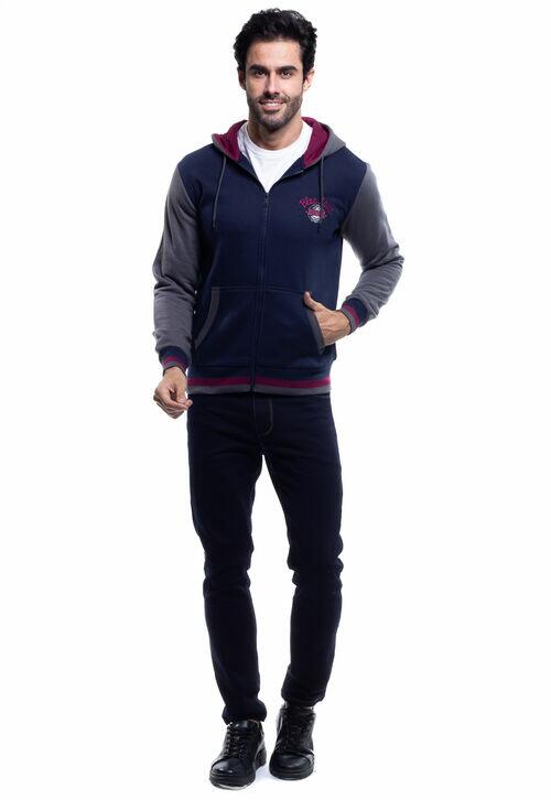 BLUSA MASCULINA MOLETON COM CAPUZ - 48439