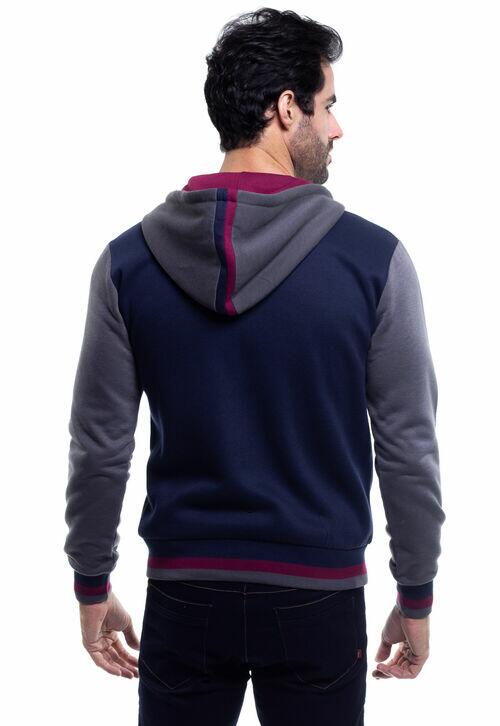 BLUSA MASCULINA MOLETON COM CAPUZ - 48439