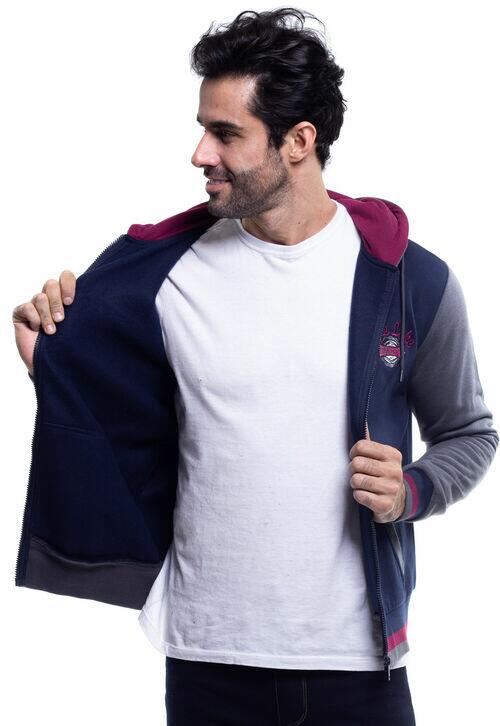 BLUSA MASCULINA MOLETON COM CAPUZ - 48439