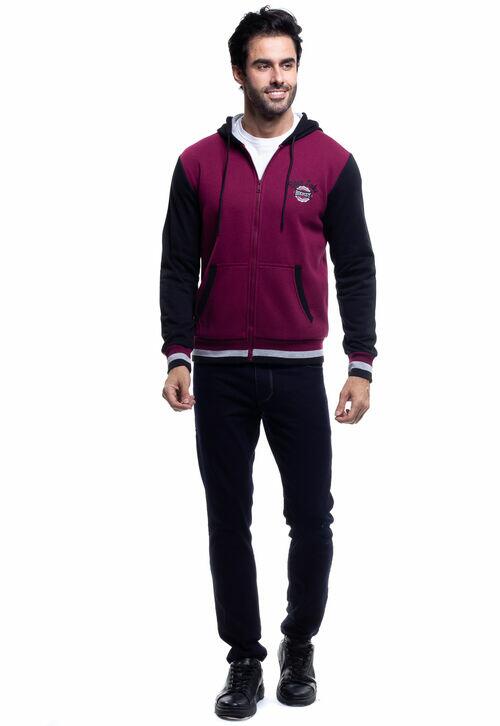 BLUSA MASCULINA MOLETON COM CAPUZ - 48439