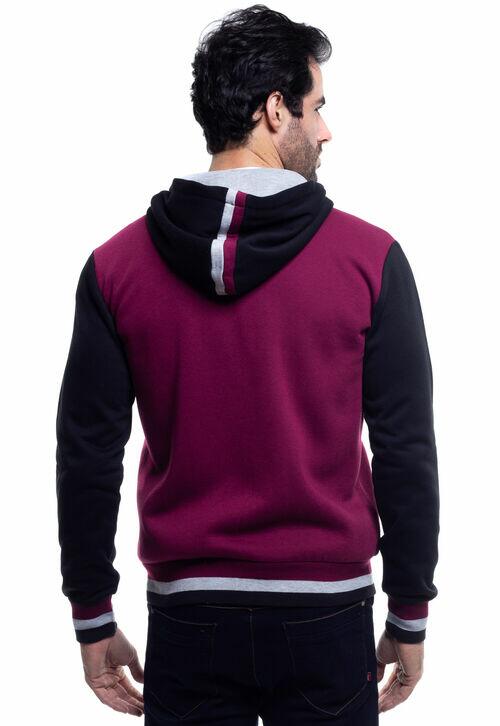 BLUSA MASCULINA MOLETON COM CAPUZ - 48439