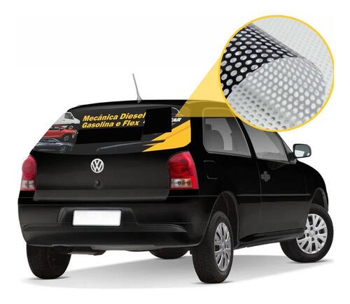 Comprar Adesivo Perfurado Para Carro Personalizado 1,30x0,60 - R$120,00