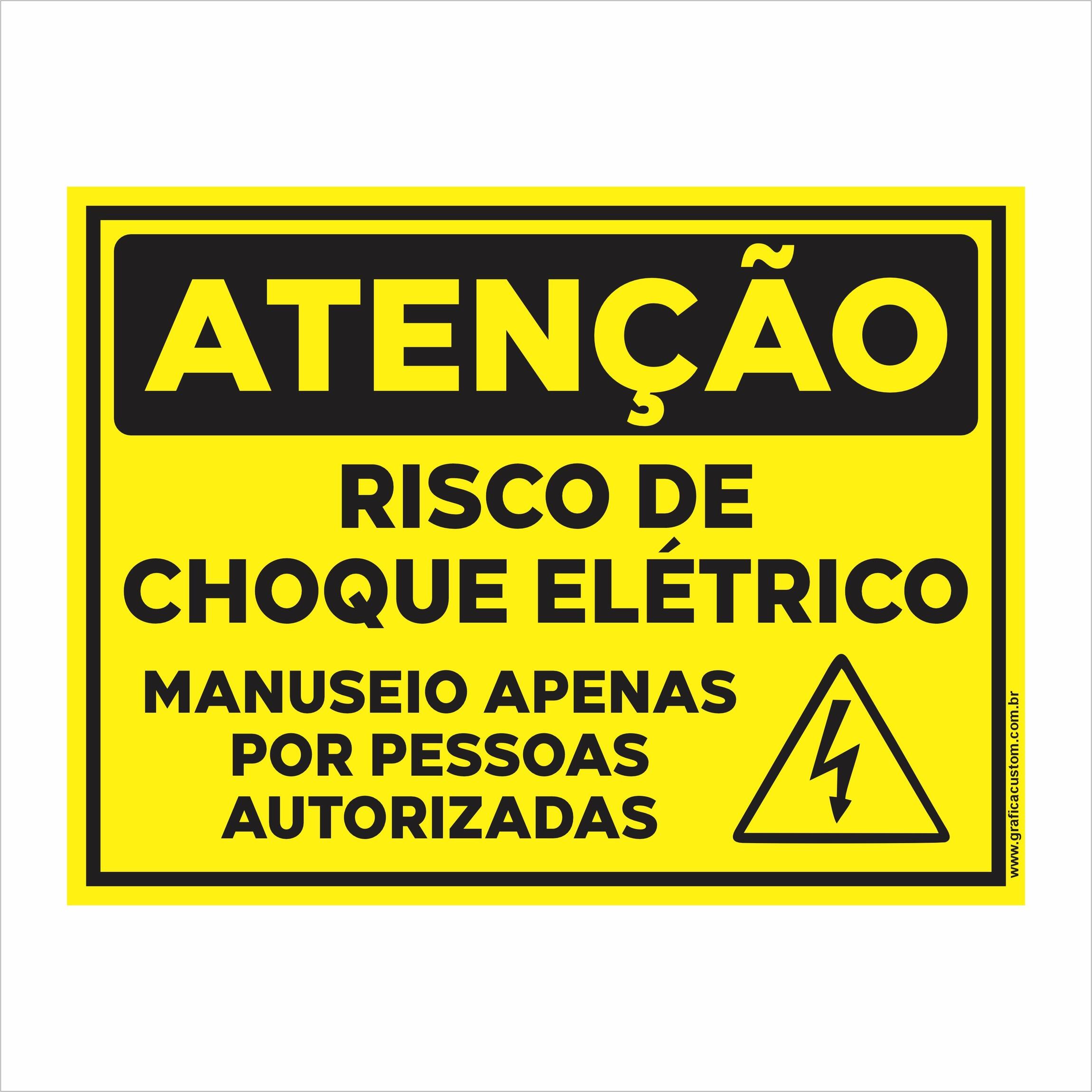 Comprar Placa Risco De Choque Elétrico - de R$14,00 a R$129,00