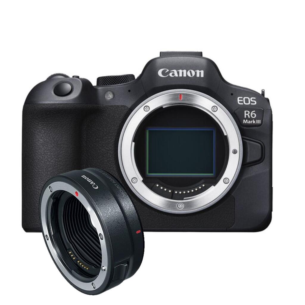 Câmera Canon EOS R6 Mark III + Adaptador RF Original | Canon