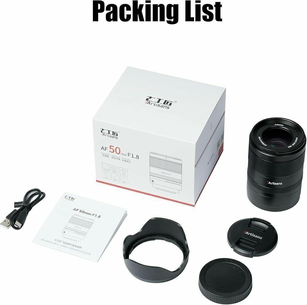 Lente Sony 50mm f/1.8 AF By 7Artisans FE Full Frame | 7Artisans