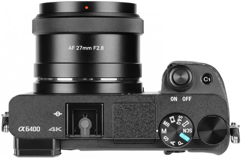 Lente Sony 27mm f/2.8 AF By 7Artisans Mirrorless APS-C | Sony
