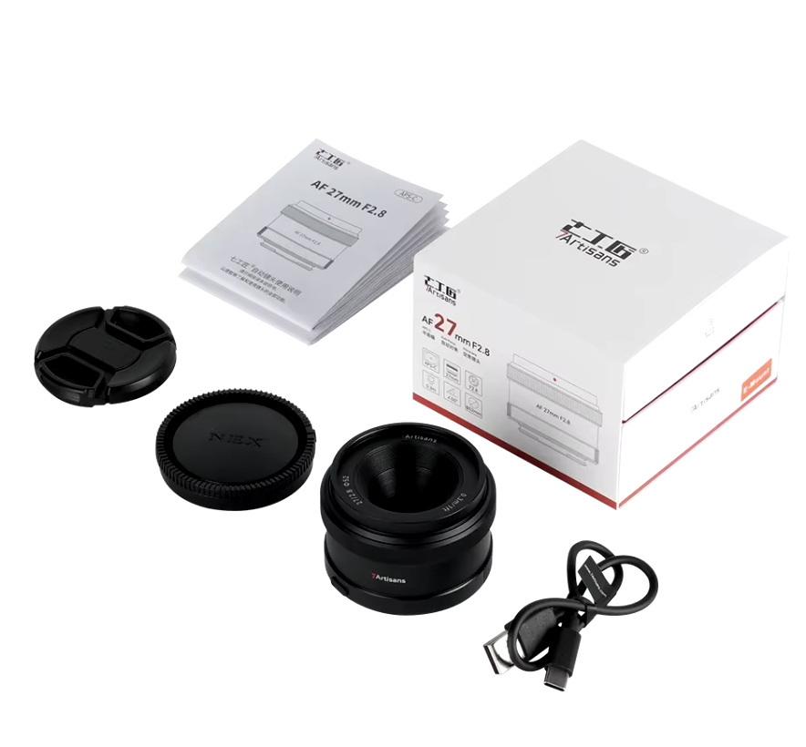 Lente Sony 27mm f/2.8 AF By 7Artisans Mirrorless APS-C | Sony