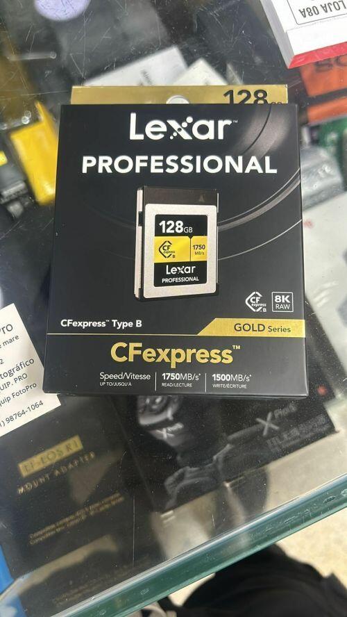 その他 CFexpress 128GB Type-B Lexar Cartão de Memória 128GB CFexpress Card Type B 1750MB/s Lexar