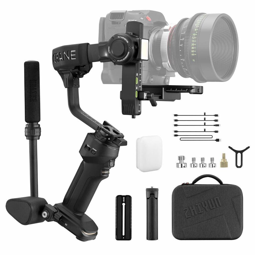Gimbal Zhiyun Crane 4 Combo Estabilizador | ZHIYUN Oficial Preço e