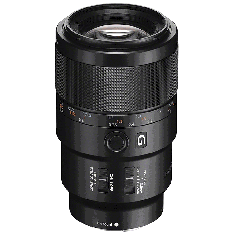 Lente Sony FE 90mm f/2.8 MACRO SEL90M28G | Sony Oficial Preço e