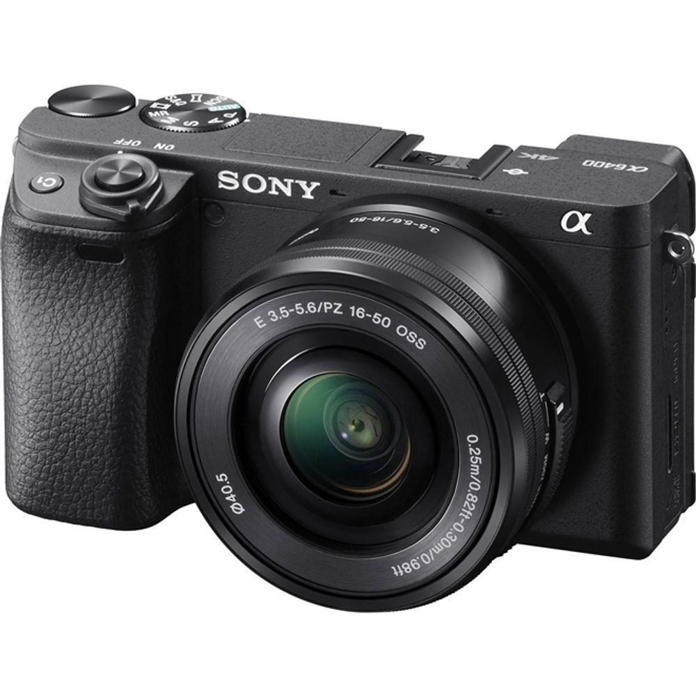 SONY α 6400 E 16-50mmレンズ付き Camera Sony Alpha A6400 16-50mm | Sony Oficial Preço e Ofertas - a