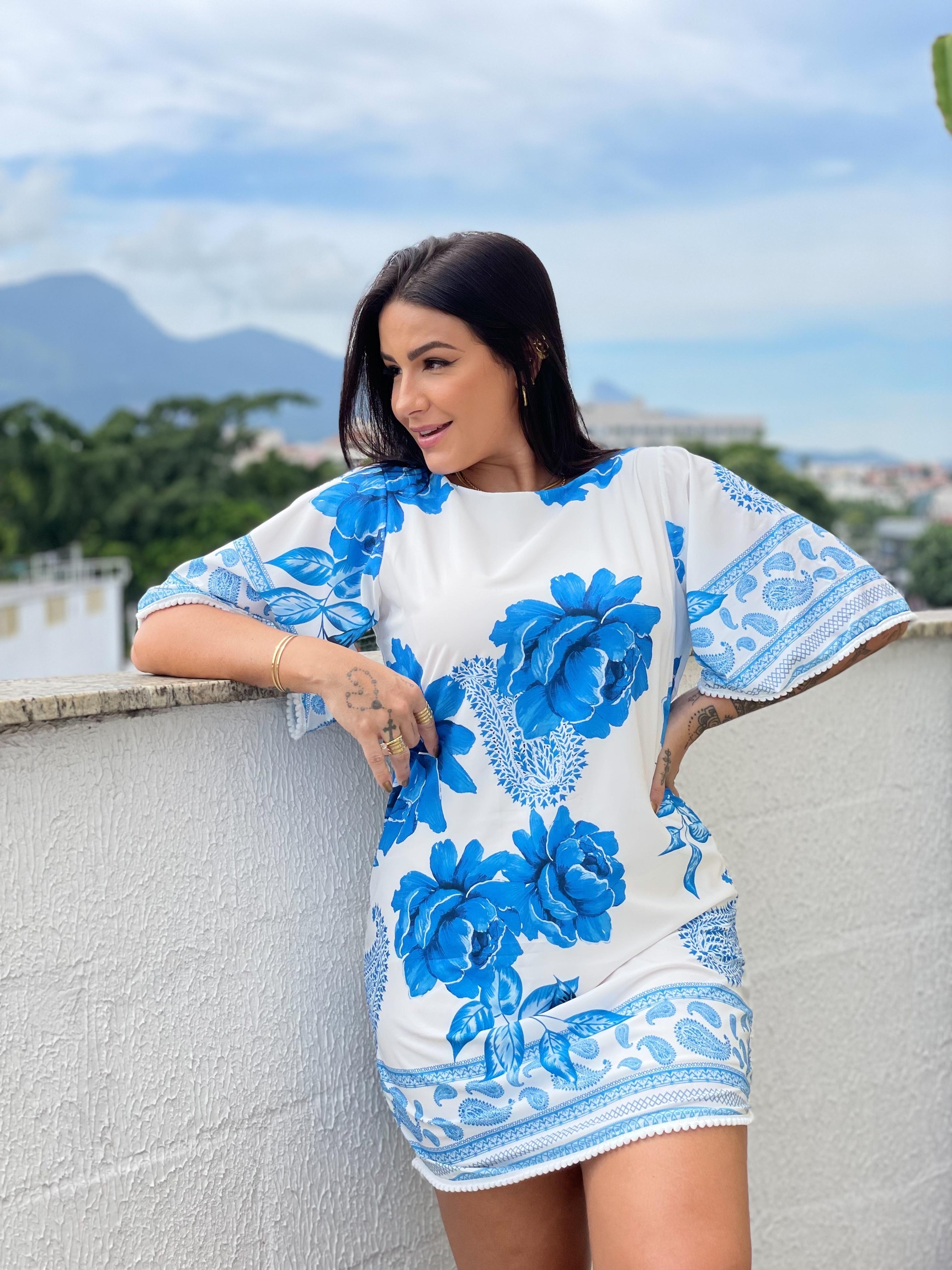 Crepe Vestido Florido Longo Com Fenda Vestido Florido Vestido De