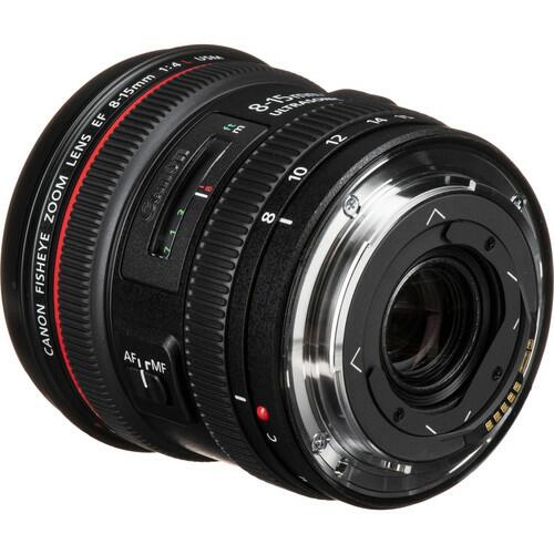 レンズ(ズーム) Canon EF 8-15mm f/4L USM Fisheye Lens Comprar Lente Canon EF 8-15mm f/4L USM Fisheye Full Frame Ultrasonic