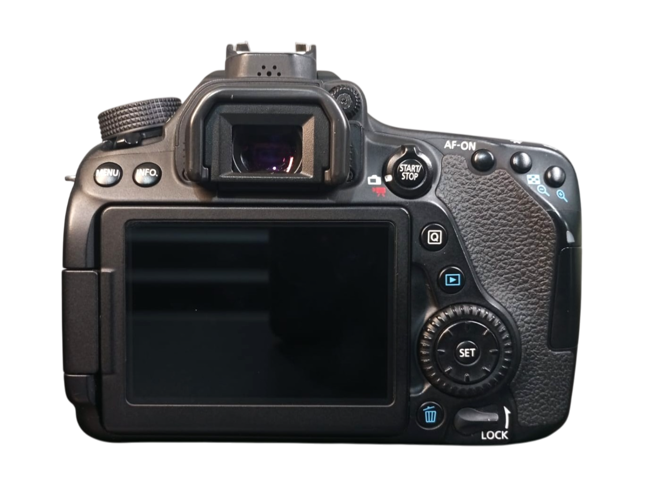 Comprar Câmera Canon EOS 80D (corpo) detalhe - Minha Câmera Usada