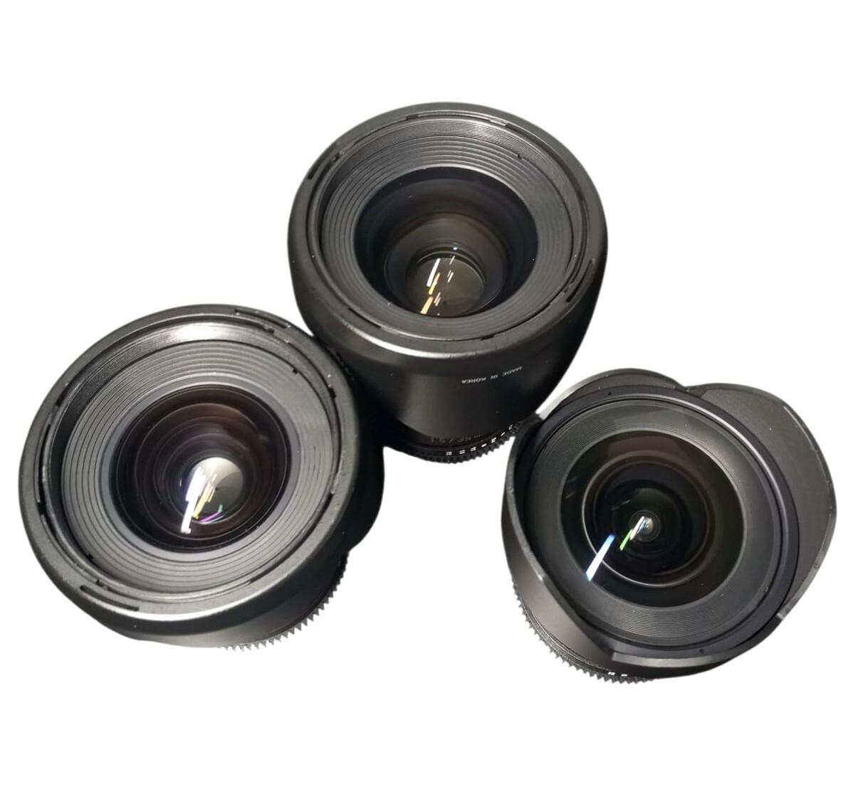 SAMYANG T3.1/14mm MFT 広角レンズ シネマレンズ Comprar Kit 3 Lentes Cine Samyang 14mm T3.1 24mm T1.5 35mm T1.5