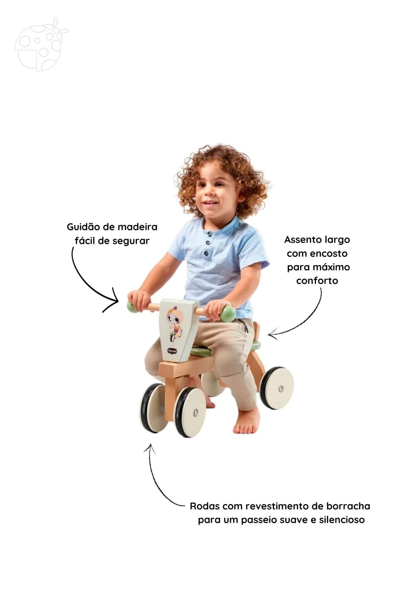 Comprar TRICICLO DE MADEIRA TL BOHO CHIC TINY LOVE - R$399,90