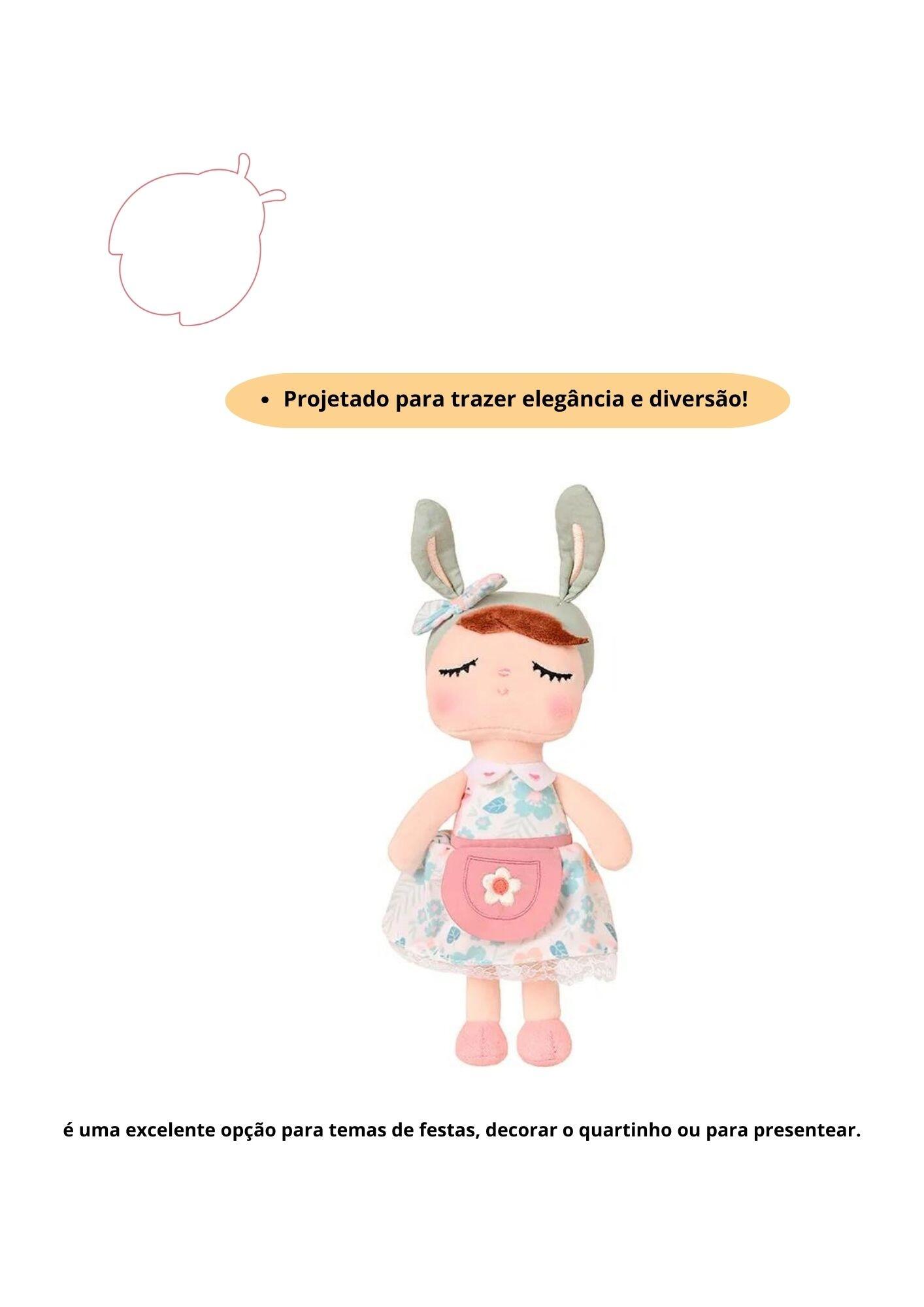 Comprar BONECA MINI ANGELA MINI COELHA 20CM COM CAIXA METOO